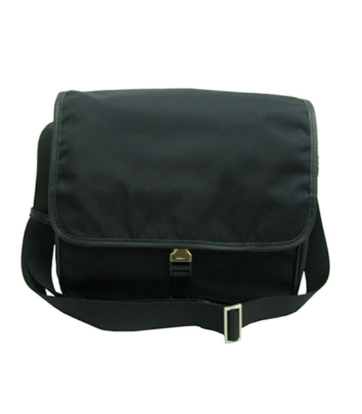 Prada Nylon Black Messenger Bag 