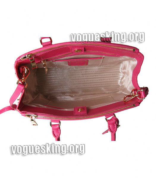 Prada Pink Original Leather Tote Bag-4