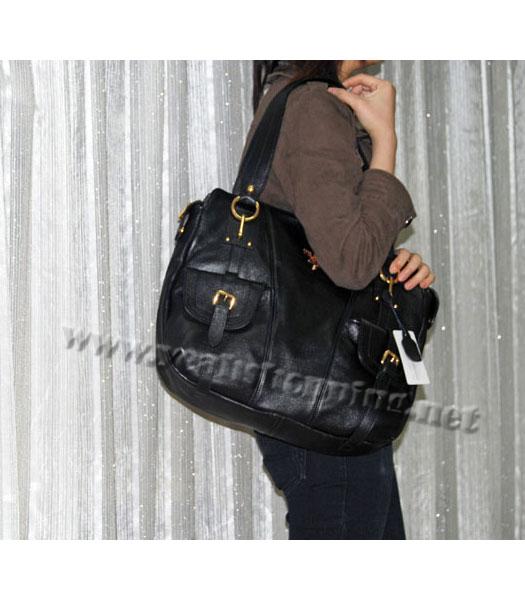 Prada Pockets Tote Handbag Black-7