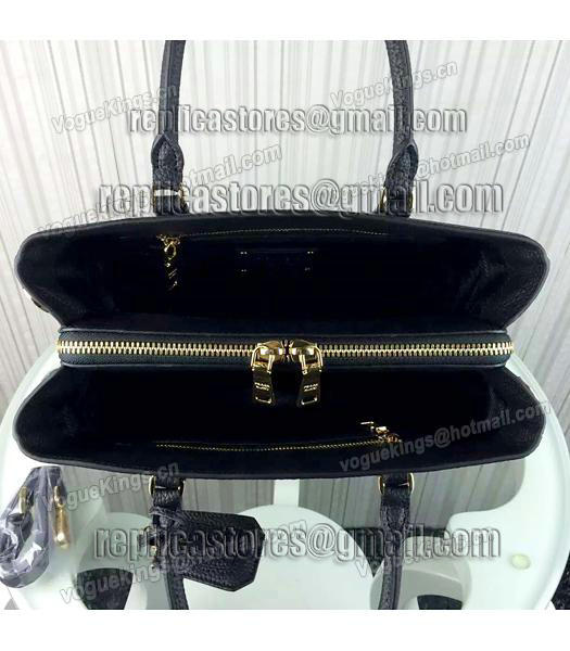 Prada Popular Calfskin Leather Tote Bag BR0133 Black-3