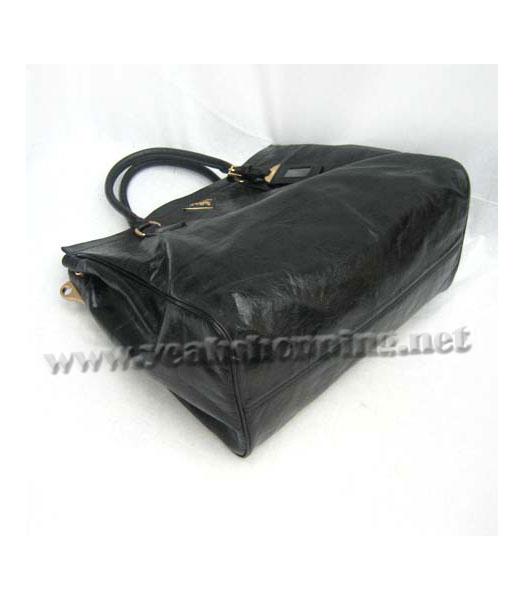 Prada Shoulder Tote Bag Black-3