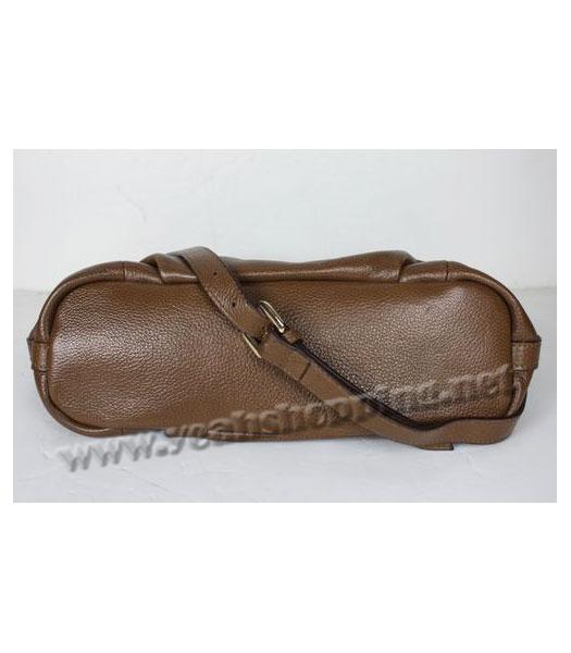 Prada Shoulder Tote Bag Khaki Calfskin-2