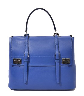 Prada Sky Blue Original Leather Tote Bag
