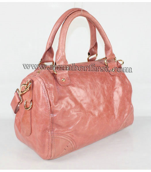 Prada Small Calf Leather Tote Bag in Pink-1