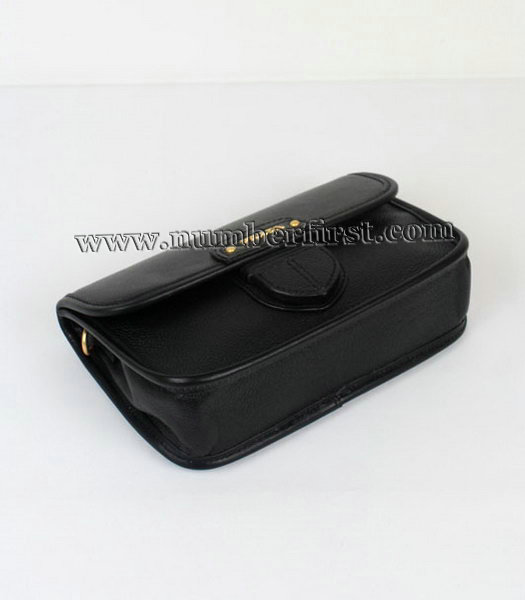 Prada Small Shoulder Bag in Black Leather-2
