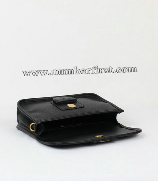 Prada Small Shoulder Bag in Black Leather-4