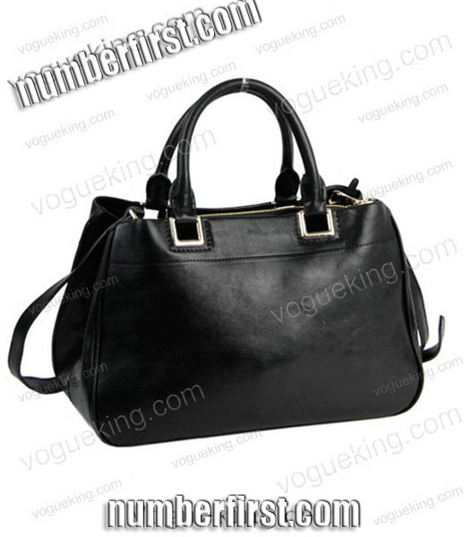 Prada Soft Black Imported Calfskin Leather Tote Bag-1