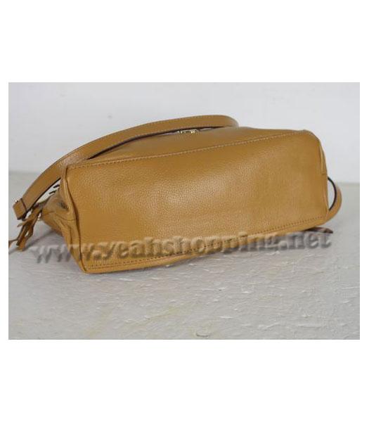Prada Tassel Shoulder Bag Apricot Leather-2