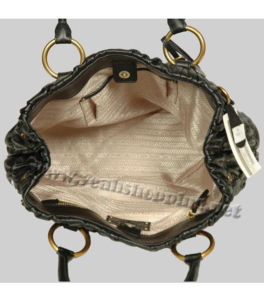 Prada Tote Bag Black Leather-4