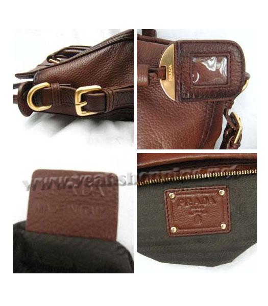 Prada Tote Shoulder Bag Coffee Leather_BR2350-5