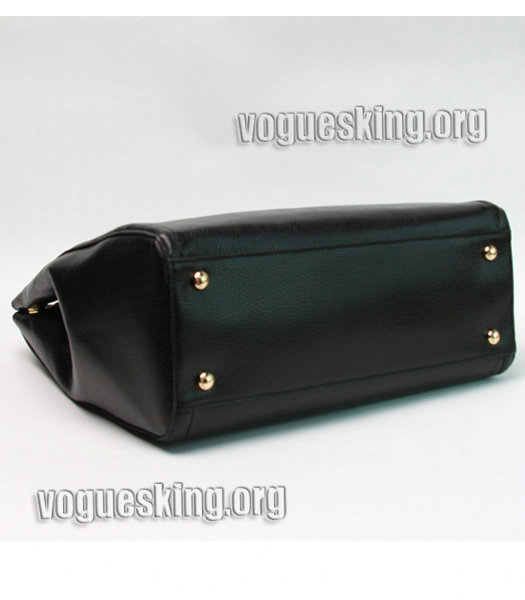 Prada Vitello Daino Original Leather Tote Bag Black-3