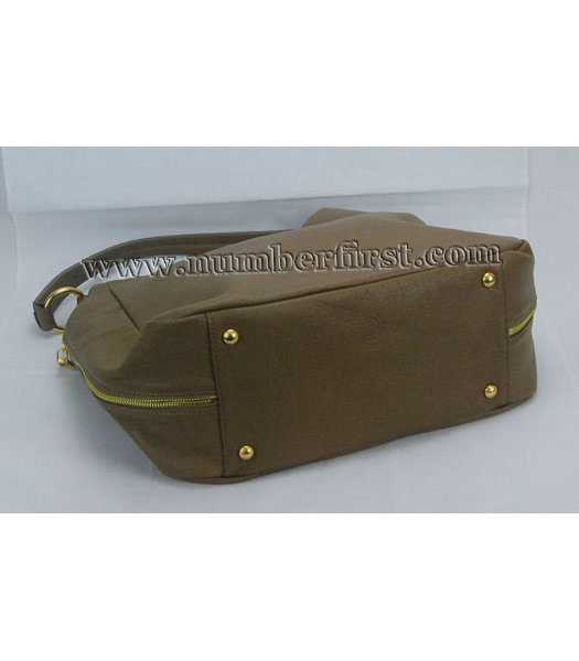 Prada Vitello Daino Tote Bag in Brown Leather-3