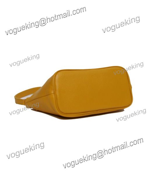 Prada Yellow Leather Shoulder Bag-2