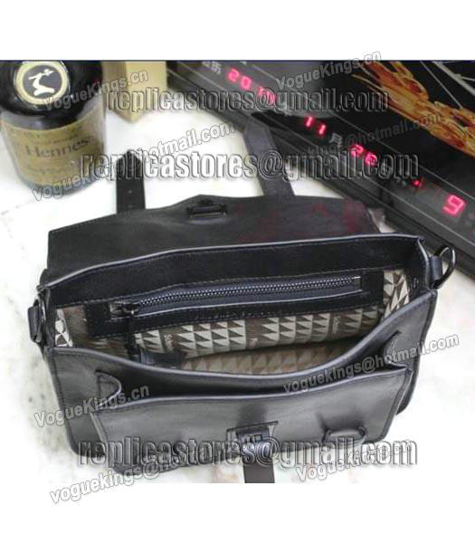 Proenza Schouler PS1 Lambskin Leather Mini Satchel Bag Black-6