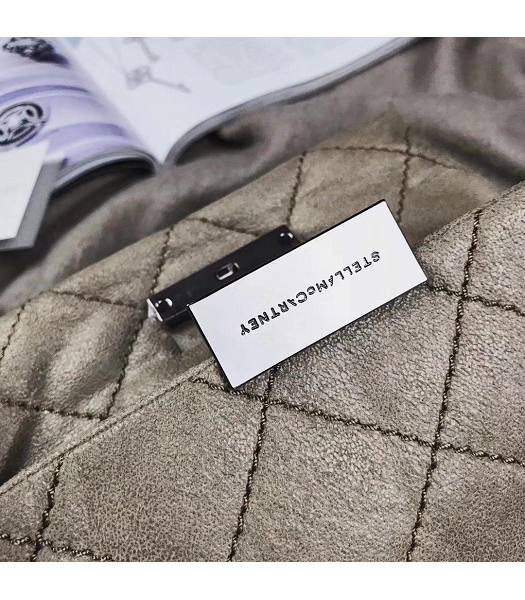 Stella McCartney Beckett Apricot Environmental Polyester Fiber 17cm Shoulder Bag-4