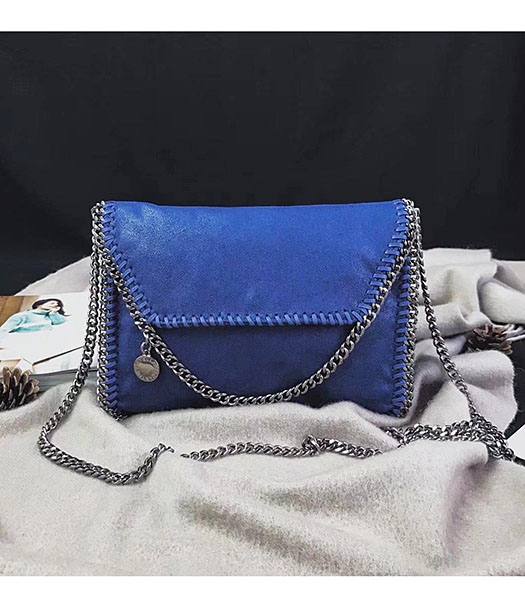 Stella McCartney Falabella Blue Environmental Polyester Fiber 22cm Shoulder Bag