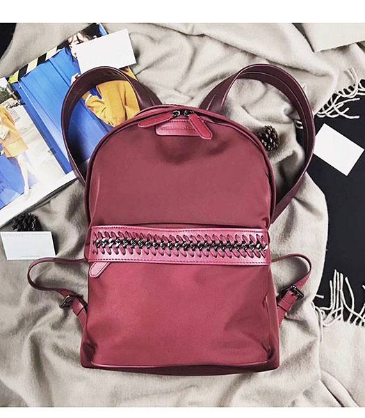 Stella McCartney Falabella Go Jujube Environmental Polyester Elastan 28cm Backpack
