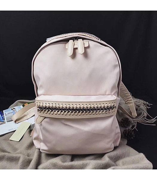 Stella McCartney Falabella Go White Environmental Polyester Elastan 28cm Backpack