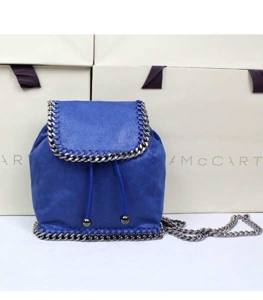 Stella McCartney Falabella Mini Backpack Bag Blue