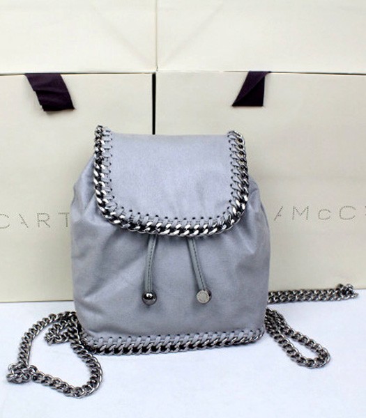 Stella McCartney Falabella Mini Backpack Bag Grey