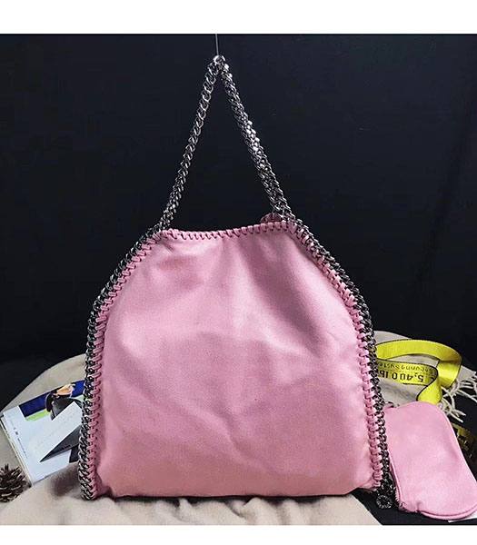 Stella McCartney Falabella Pink Environmental Polyester Fiber 35cm Tote Bag