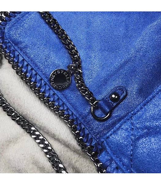 Stella McCartney Falabella Rhombus Blue Environmental Polyester Fiber Cross Body Bag-4