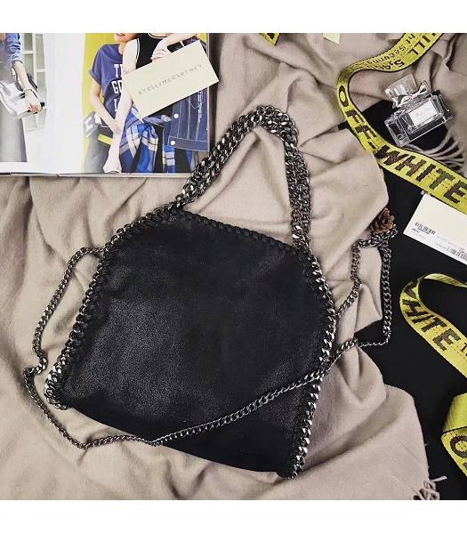 Stella McCartney Falabella Star Rivet Black Environmental Polyester Fiber 25cm Tote Bag-6