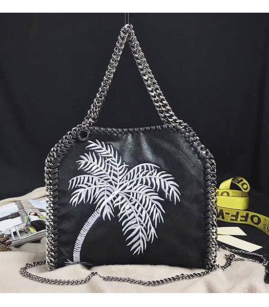 Stella McCartney Falabella Tree Black Environmental Polyester Fiber 25cm Tote Bag
