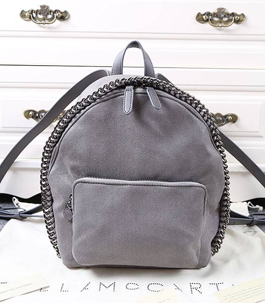 Stella McCartney Latest Design Small Backpack Deep Grey