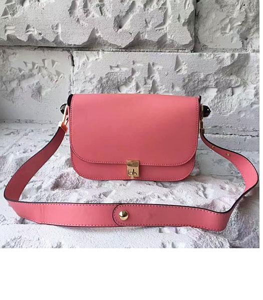 Valentino Dark Pink Original Leather Small Shoulder Bag