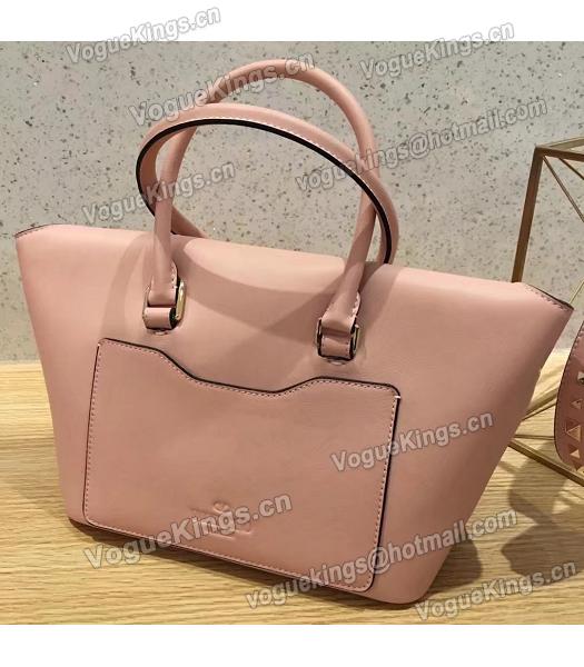 Valentino Demilune Pink Original Leather Small Tote Bag-2