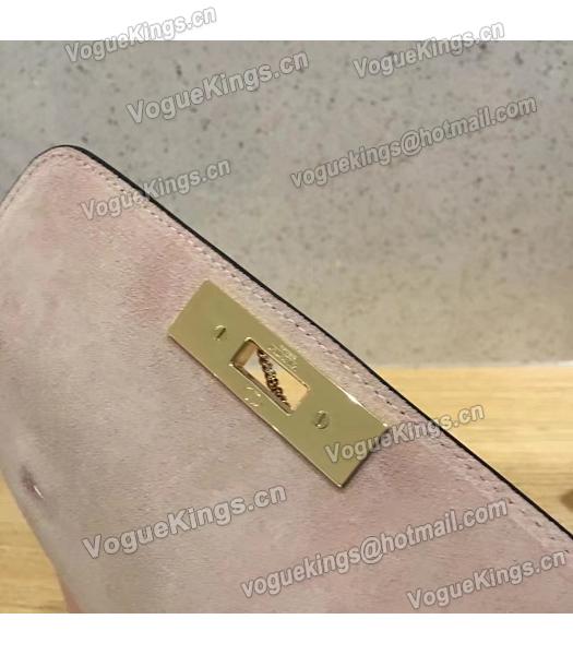 Valentino Demilune Pink Original Leather Small Tote Bag-4