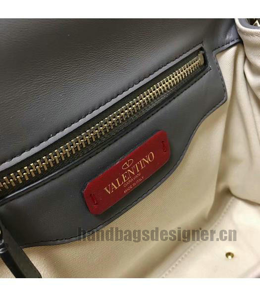 Valentino Garavani Candystud Original Leather Bag Grey-4
