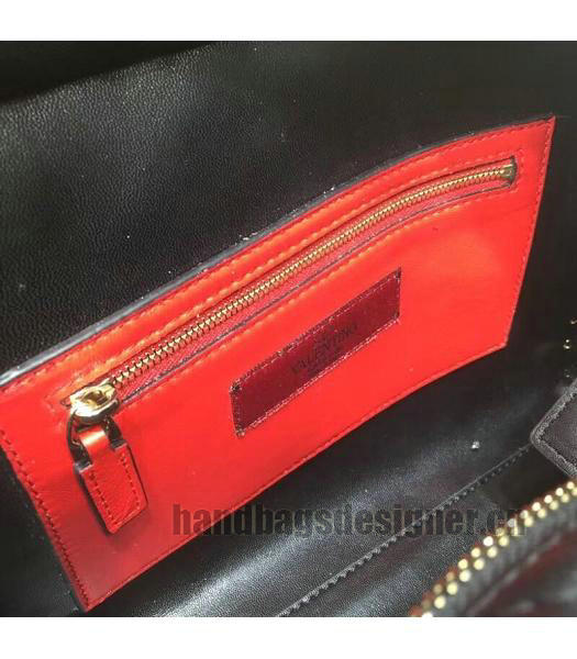 Valentino Garavani Rockstud Original Leather Bag Black-7