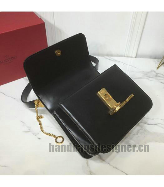 Valentino Garavani VSLING Black Original Leather 22cm Box Bag-2