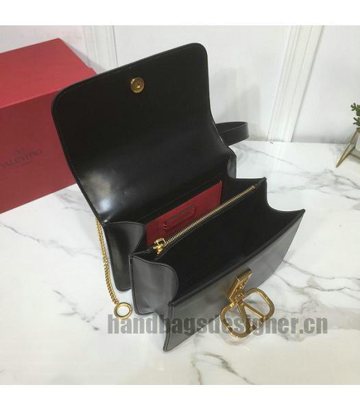 Valentino Garavani VSLING Black Original Leather 22cm Box Bag-3