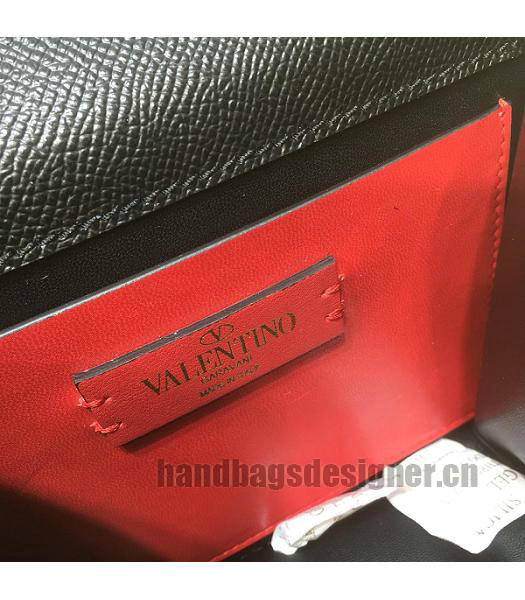 Valentino Garavani VSLING Black Original Palmprint Leather 18cm Box Bag-4