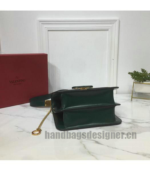 Valentino Garavani VSLING Green Original Leather 22cm Box Bag-5