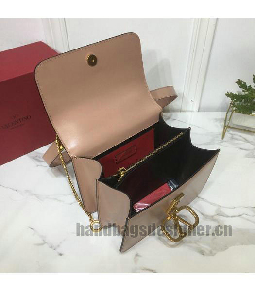 Valentino Garavani VSLING Nude Pink Original Leather 22cm Box Bag-3