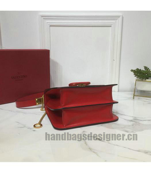 Valentino Garavani VSLING Red Original Leather 22cm Box Bag-5