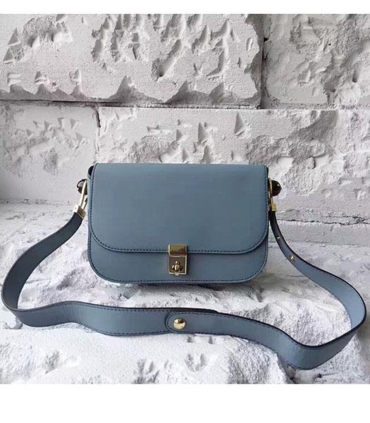 Valentino Light Blue Original Leather Small Shoulder Bag