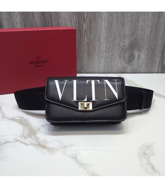 Valentino Original Calfskin Garavani Rockstud Belt Bag Black
