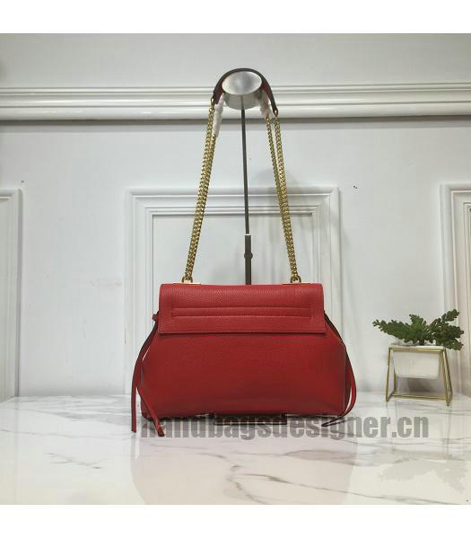 Valentino Original Calfskin Garavani VRING Shoulder Bag Red-2