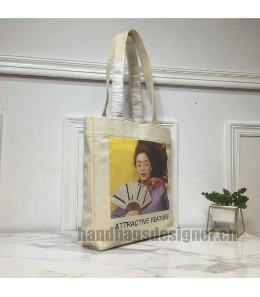 Valentino Original TKY Canvas Ginza Six Shopping Bag Beige-1
