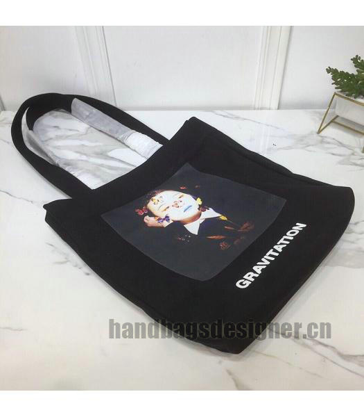 Valentino Original TKY Canvas Shopping Bag Black-3