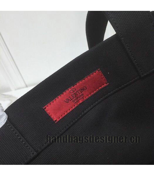Valentino Original TKY Canvas Shopping Bag Black-5