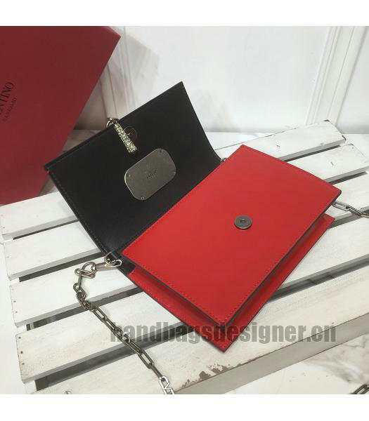 Valentino Valentino Vcase Diamonds Original Calfskin Bag Red-4