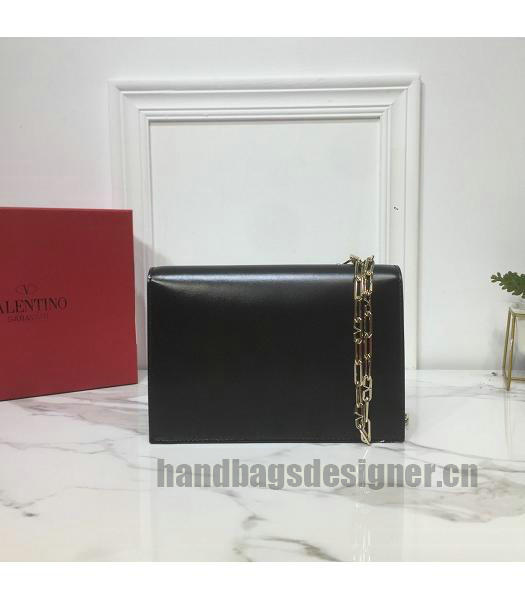Valentino Valentino Vcase Original Calfskin Chains Bag Black-2