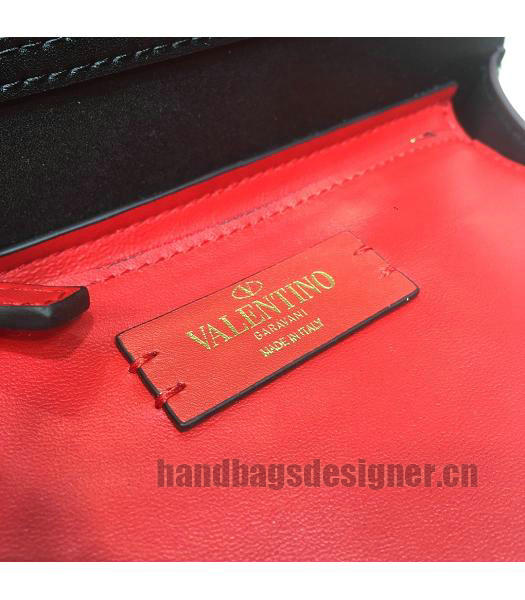Valentino Valentino Vcase Original Calfskin Chains Bag Black-6