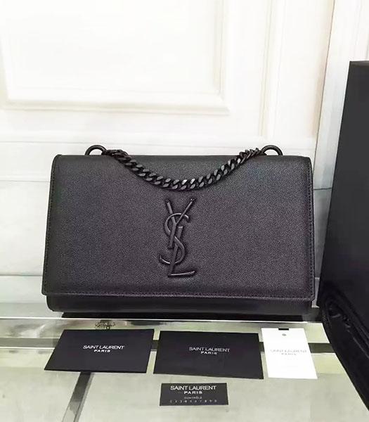 YSL Kate Monogram Black Caviar Calfskin Leather Chains Bag
